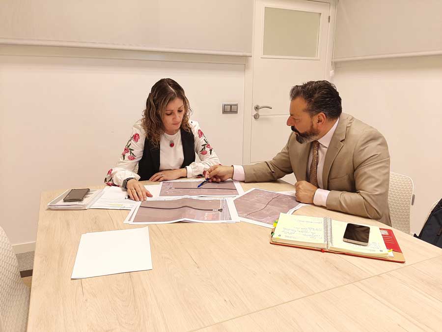 Isabel Couselo reunida co alcalde de Gondomar 