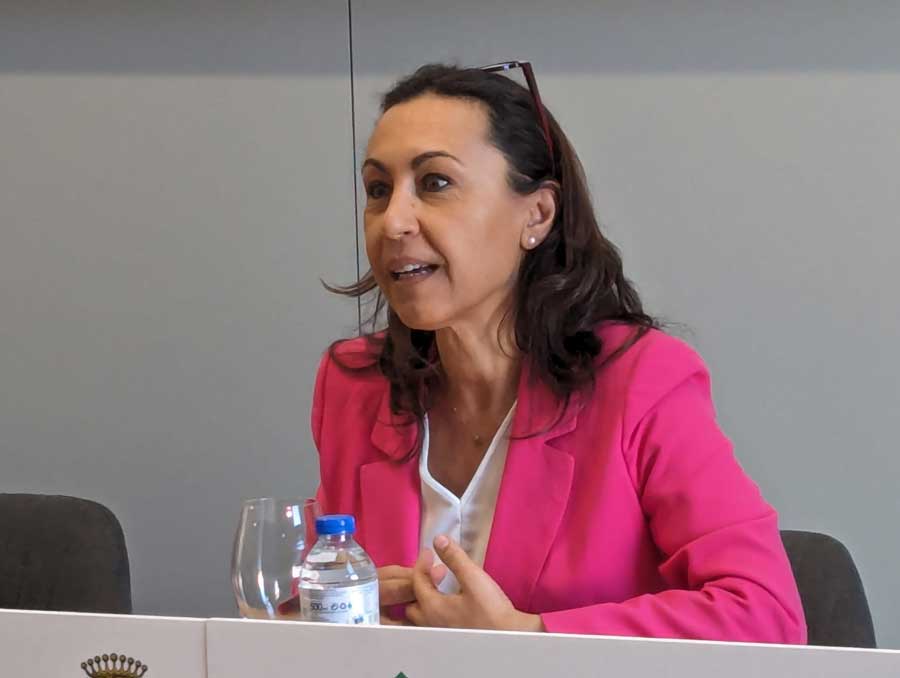 María Ramallo en Lalín na prensentación da Axenda Urbana